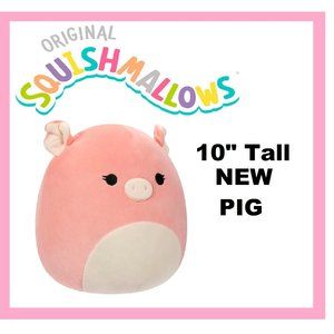 NEW Squishmallows Plush 10"  Petra the Pink Pig Plushie Toy CHRISTMAS $15